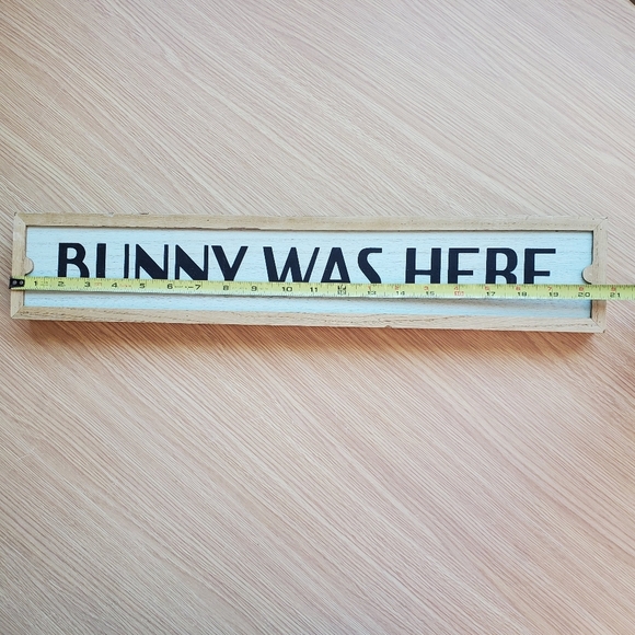 Bunny Was Here‎ Easter spring wall decor - Picture 2 of 6